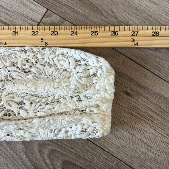 Michael Kors Lace Long Sleeve Ivory White Blouse Size Medium Party - Picture 9 of 15